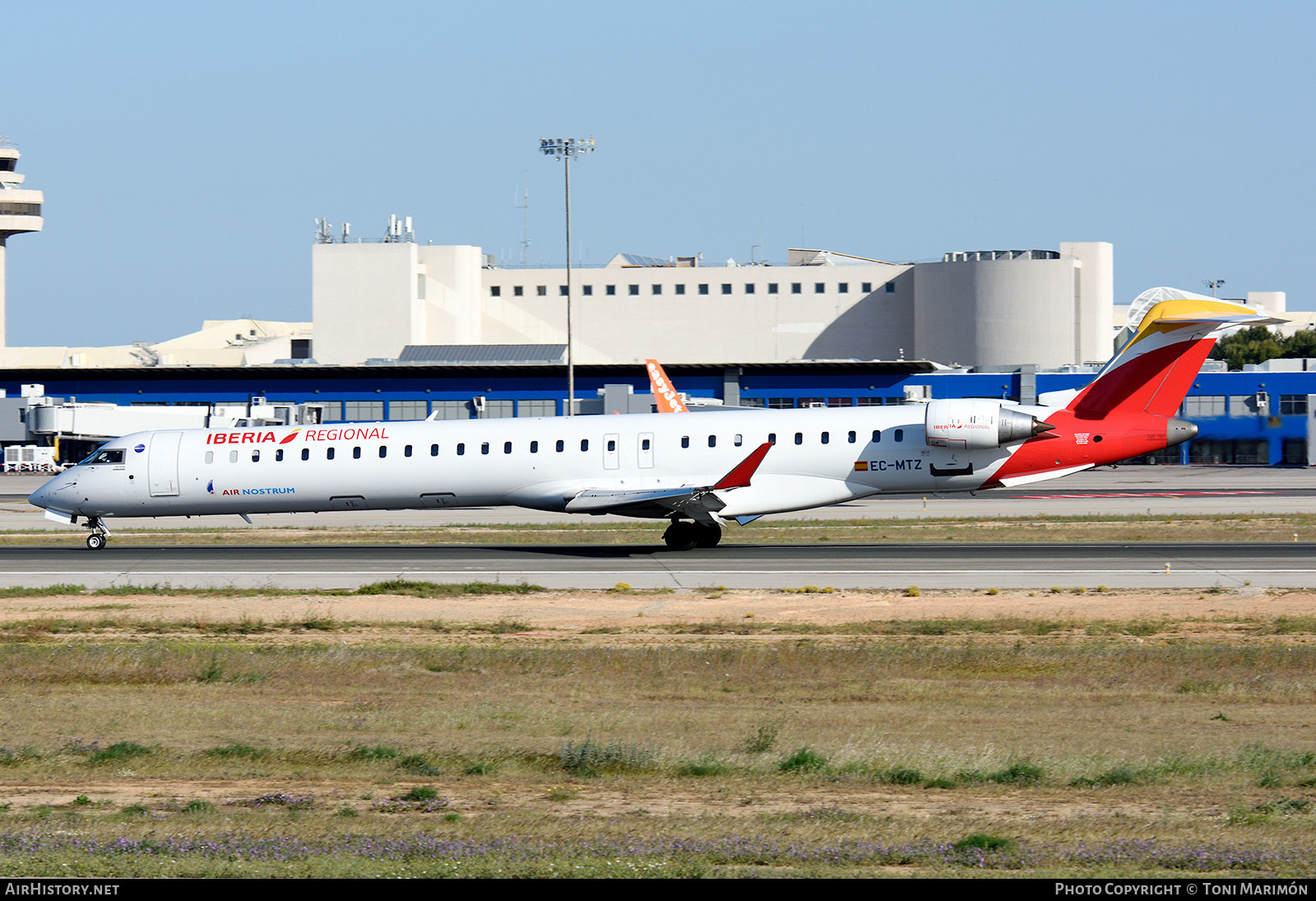 Aircraft Photo of EC-MTZ | Bombardier CRJ-1000 (CL-600-2E25) | Iberia Regional | AirHistory.net #232435