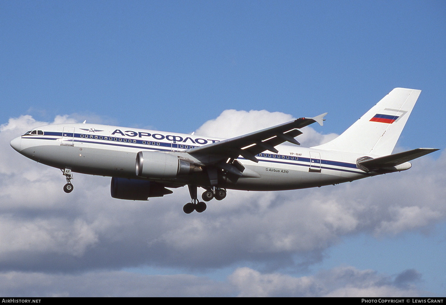 Aircraft Photo of VP-BAF | Airbus A310-304/ET | Aeroflot - Russian International Airlines | AirHistory.net #232467