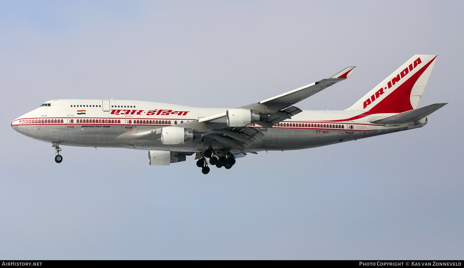 Aircraft Photo of VT-AIC | Boeing 747-4B5 | Air India | AirHistory.net #232479