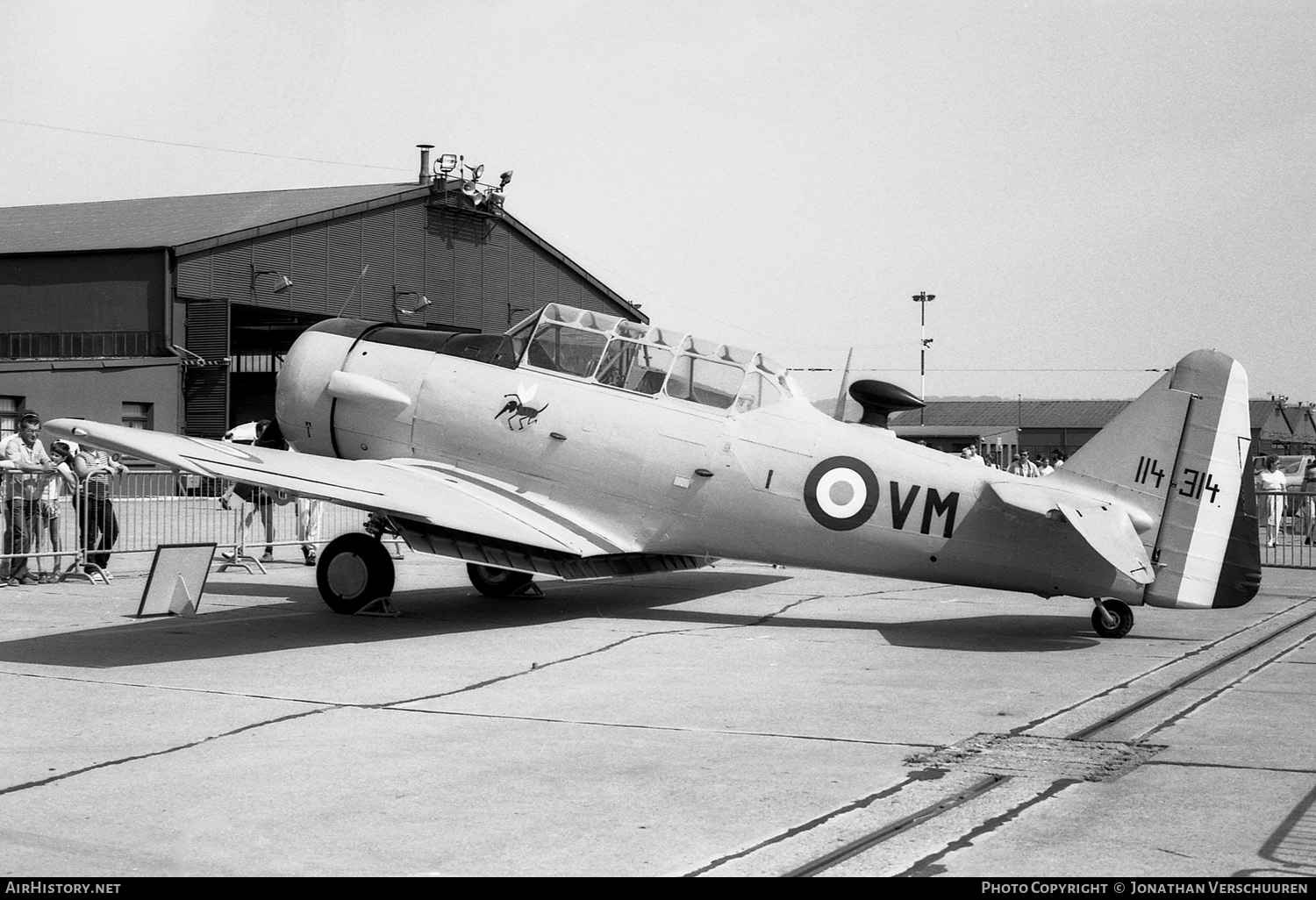 Aircraft Photo of 114314 | North American T-6G Texan | France - Air Force | AirHistory.net #232503