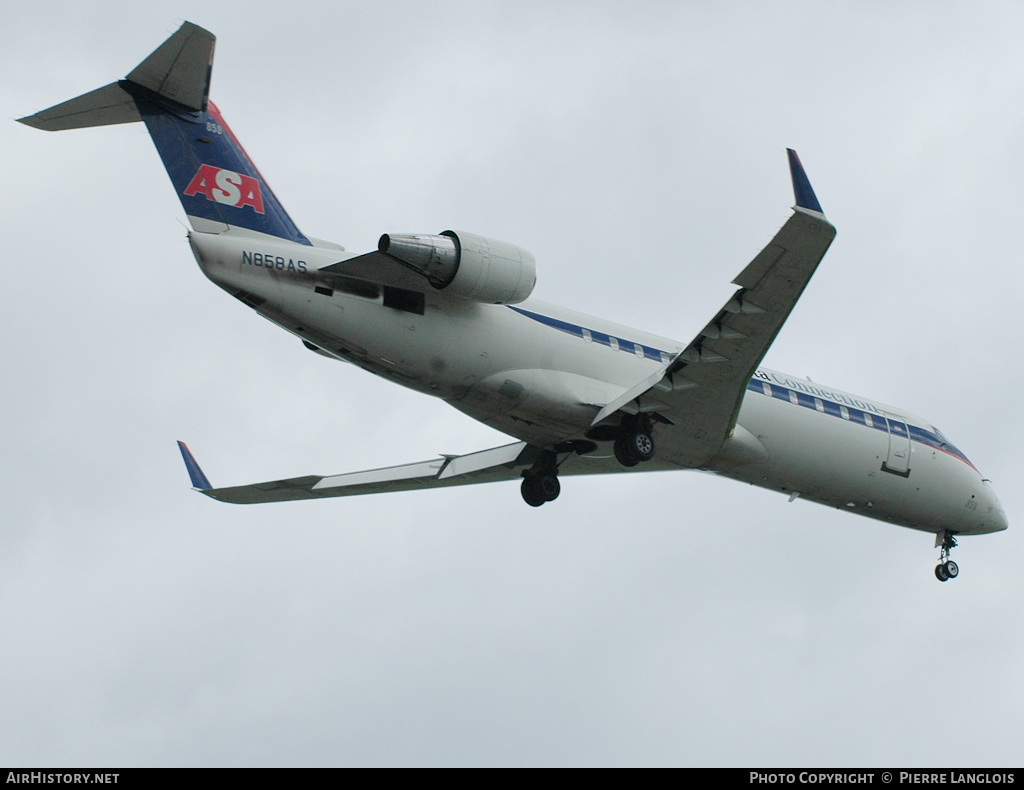 Aircraft Photo of N858AS | Bombardier CRJ-200ER (CL-600-2B19) | Delta Connection | AirHistory.net #232574