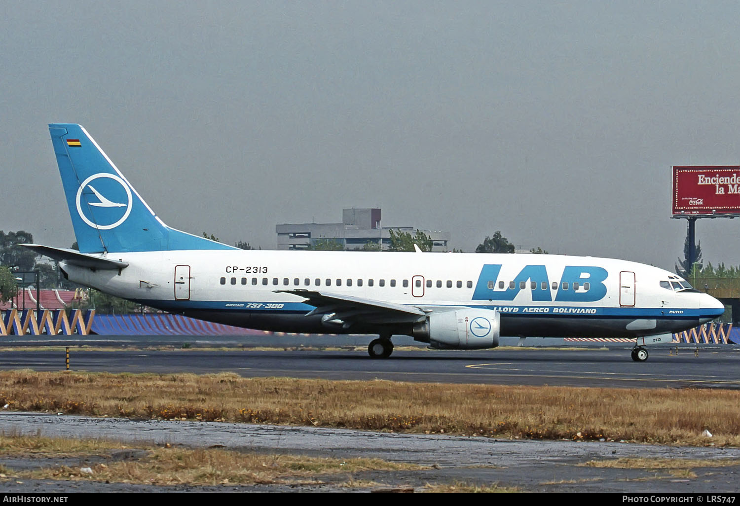 Aircraft Photo of CP-2313 | Boeing 737-3A1 | Lloyd Aereo Boliviano - LAB | AirHistory.net #232583