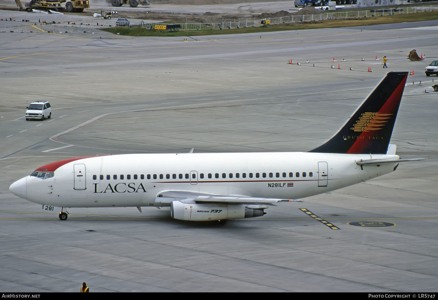 Aircraft Photo of N281LF | Boeing 737-2L9/Adv | LACSA - Líneas Aéreas de Costa Rica | AirHistory.net #232585