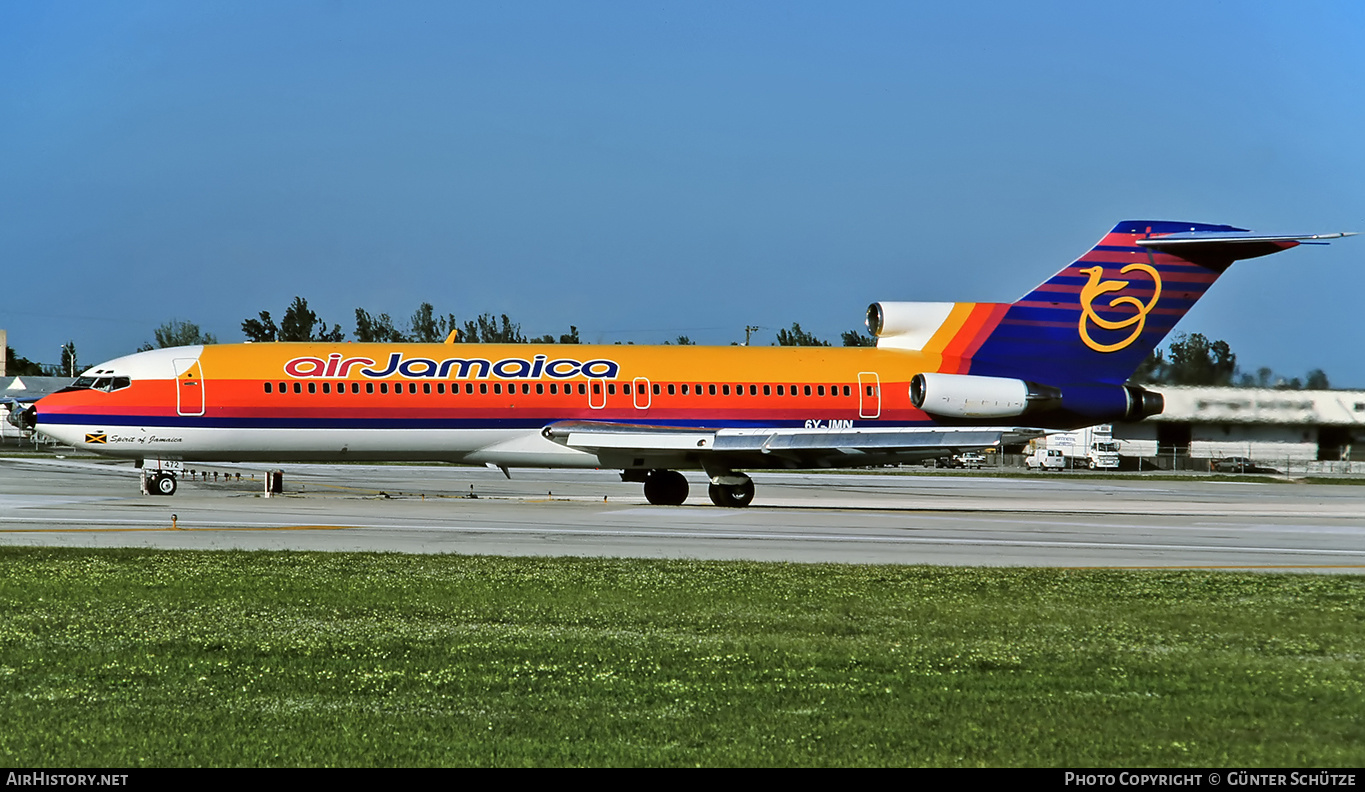 Aircraft Photo of 6Y-JMN | Boeing 727-2J0/Adv | Air Jamaica | AirHistory.net #232627