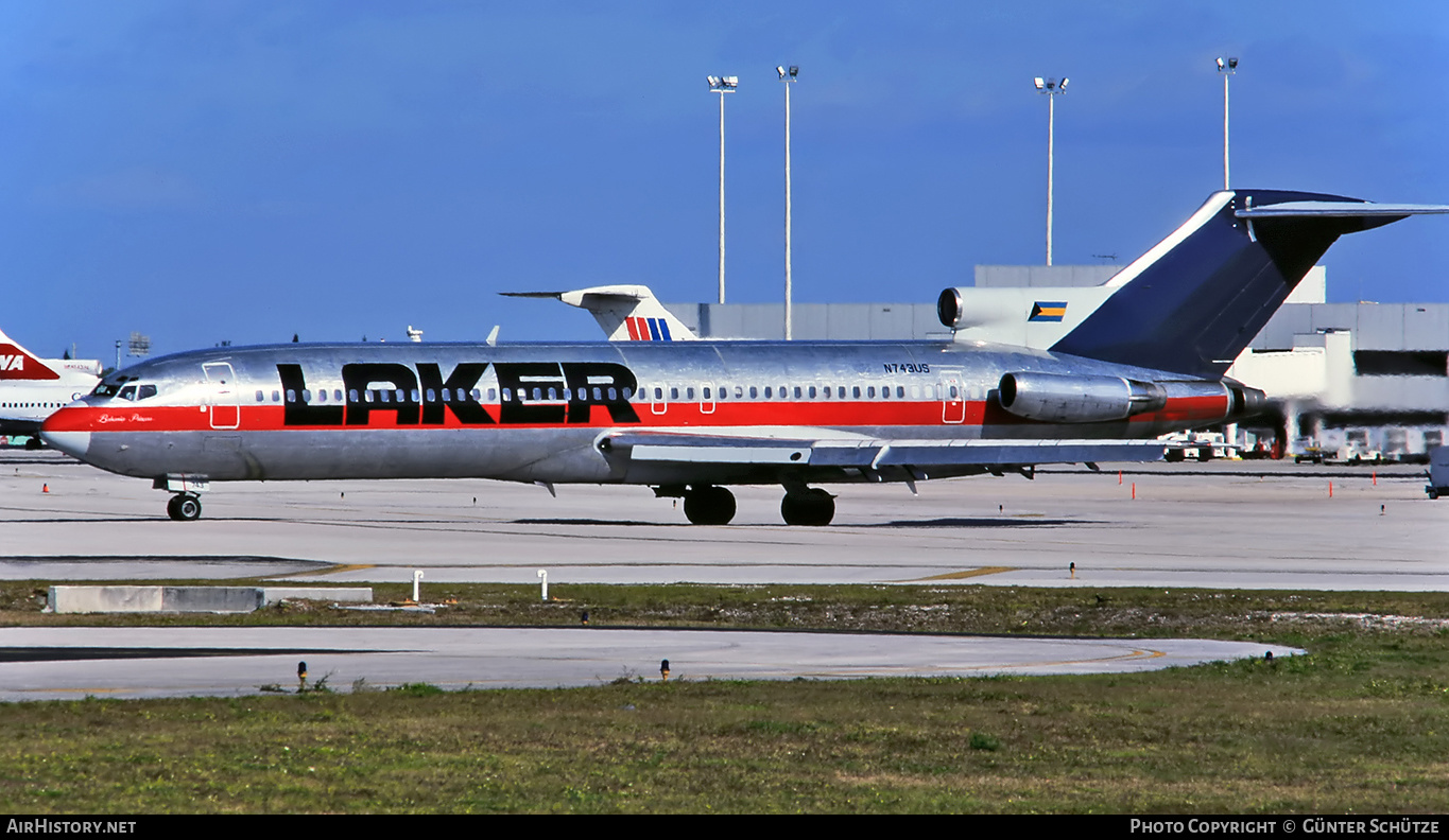 Aircraft Photo of N743US | Boeing 727-281 | Laker Airways Bahamas | AirHistory.net #232629
