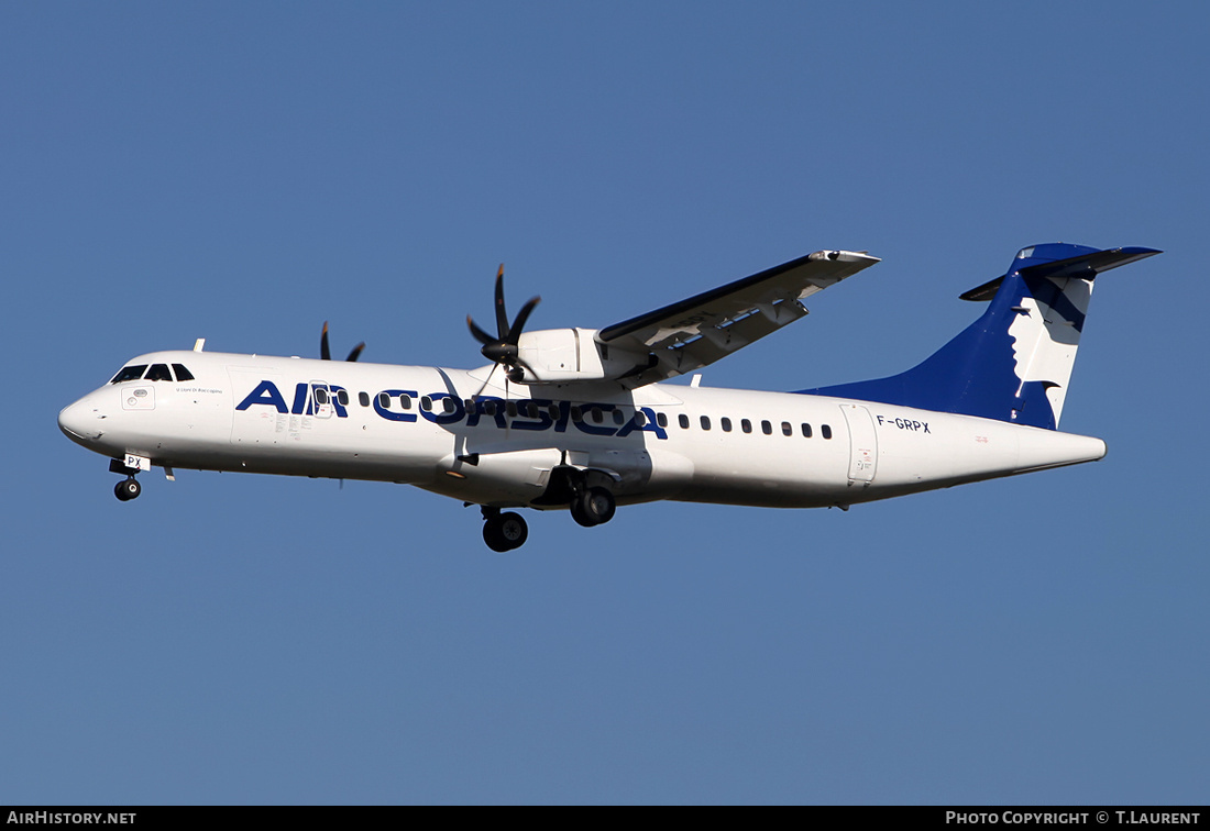Aircraft Photo of F-GRPX | ATR ATR-72-500 (ATR-72-212A) | Air Corsica | AirHistory.net #232630