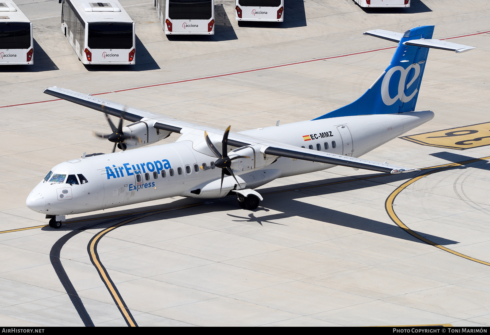 Aircraft Photo of EC-MMZ | ATR ATR-72-500 (ATR-72-212A) | Air Europa Express | AirHistory.net #232642