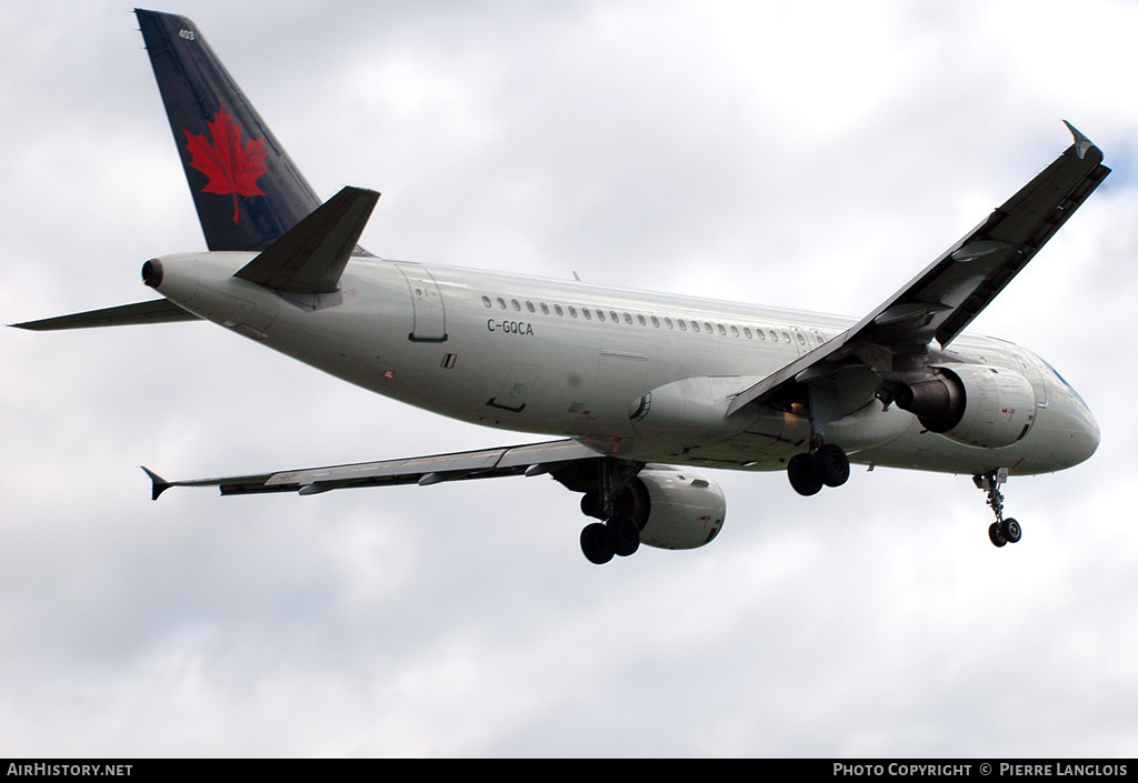 Aircraft Photo of C-GQCA | Airbus A320-211 | Air Canada | AirHistory.net #232649