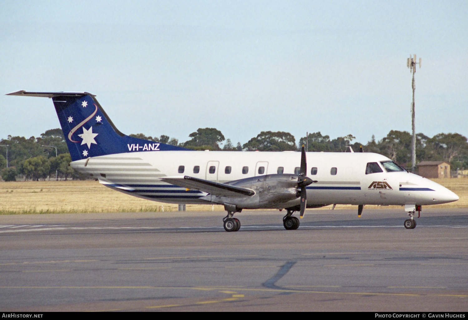 Aircraft Photo of VH-ANZ | Embraer EMB-120ER Brasilia | Airlines of South Australia - ASA | AirHistory.net #232653