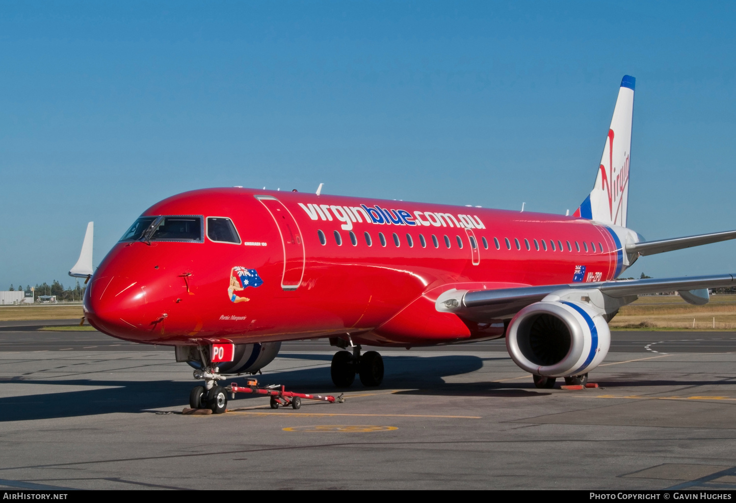 Aircraft Photo of VH-ZPO | Embraer 190AR (ERJ-190-100IGW) | Virgin Blue Airlines | AirHistory.net #232674