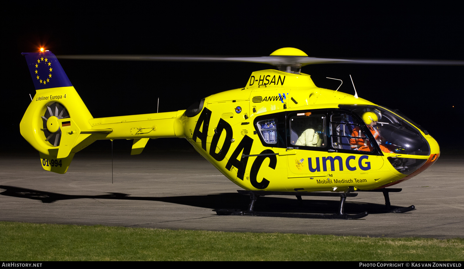 Aircraft Photo of D-HSAN | Eurocopter EC-135P-2 | ADAC Luftrettung | AirHistory.net #232680