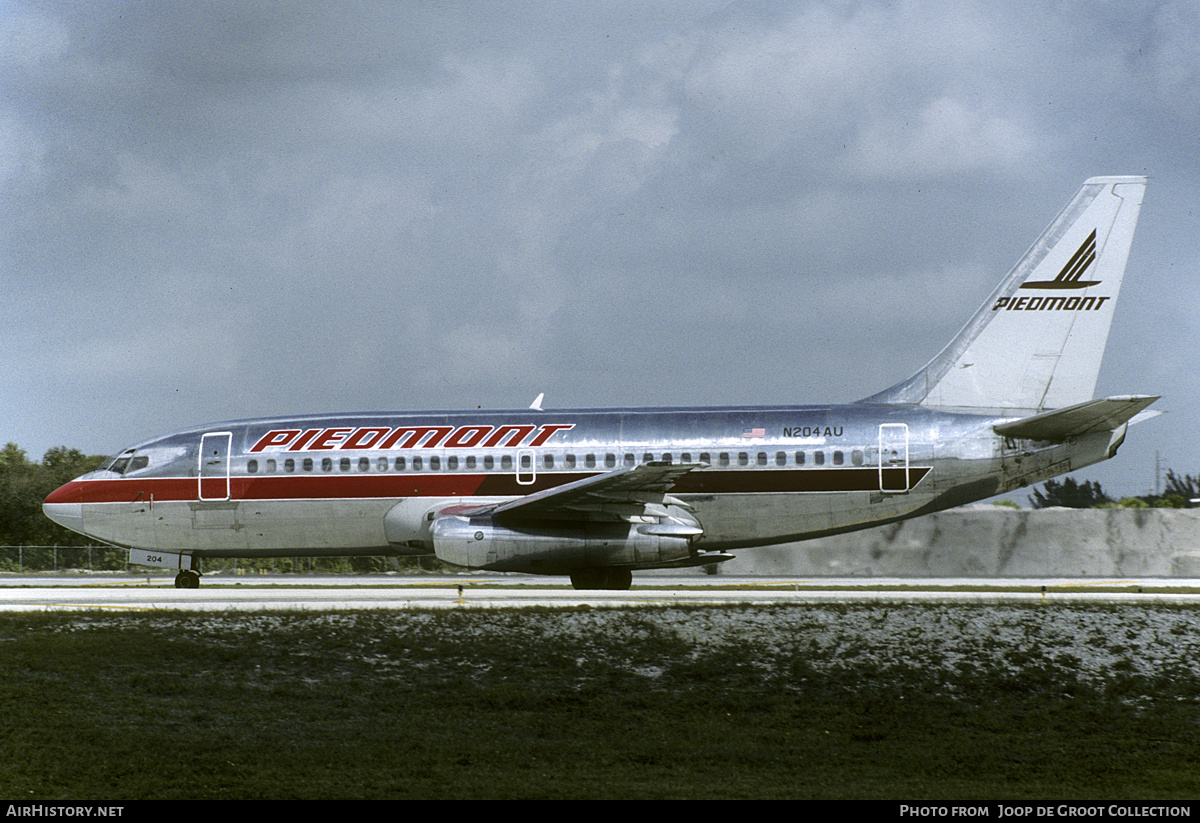 Aircraft Photo of N204AU | Boeing 737-247 | Piedmont Airlines | AirHistory.net #232725