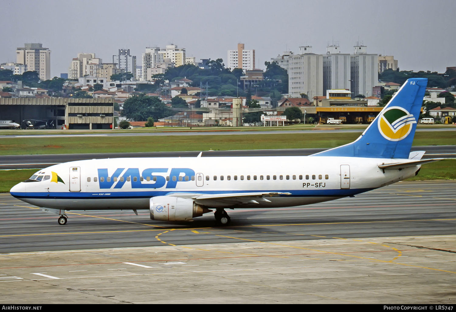 Aircraft Photo of PP-SFJ | Boeing 737-3K9 | VASP | AirHistory.net #232738