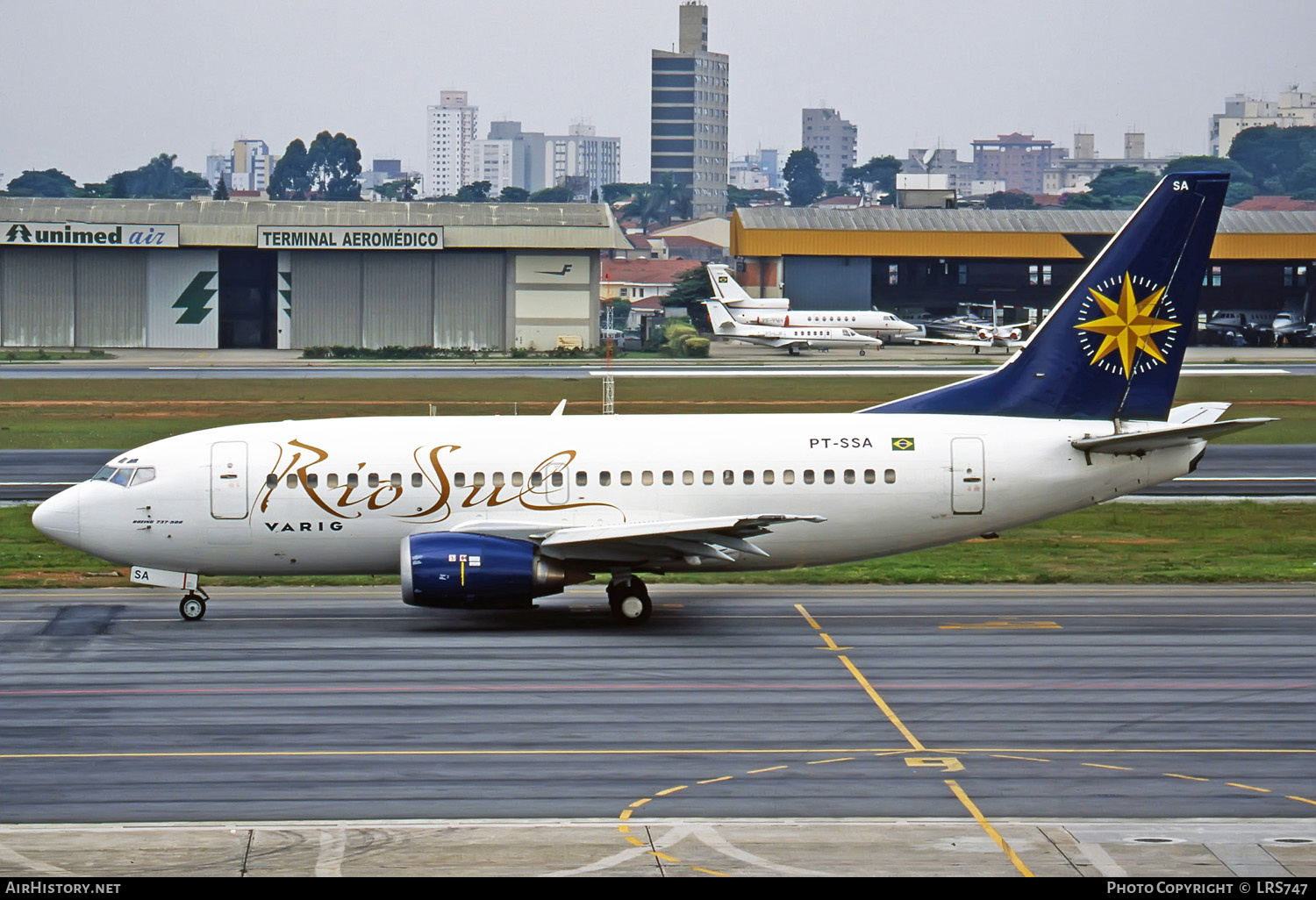 Aircraft Photo of PT-SSA | Boeing 737-5Y0 | Rio-Sul | AirHistory.net #232754