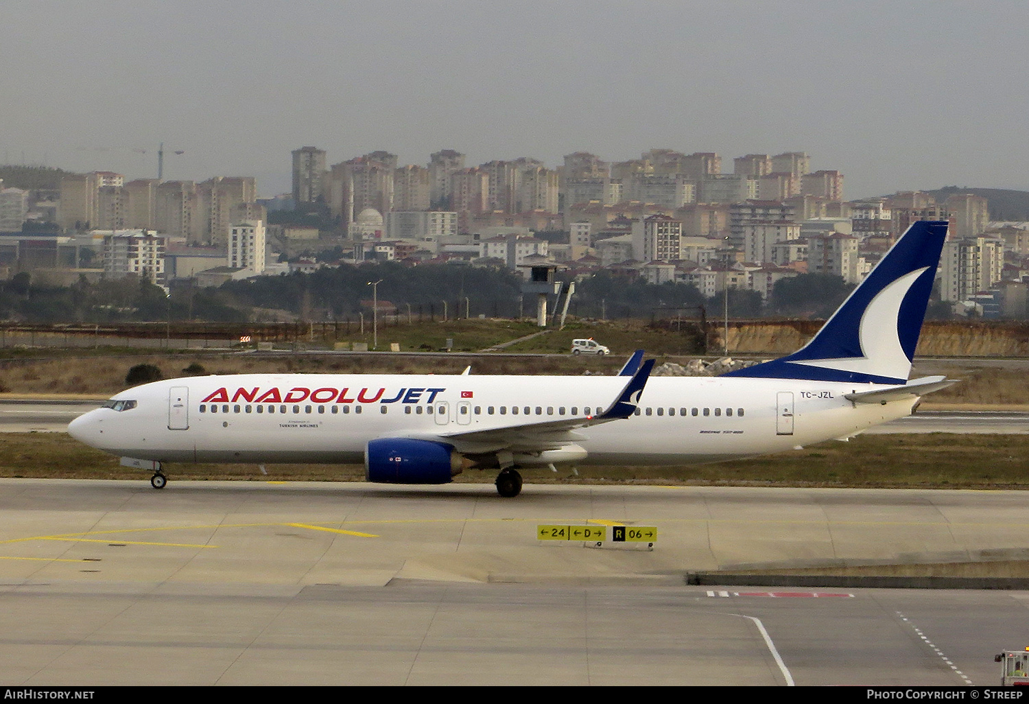 Aircraft Photo of TC-JZL | Boeing 737-8AS | AnadoluJet | AirHistory.net #232755