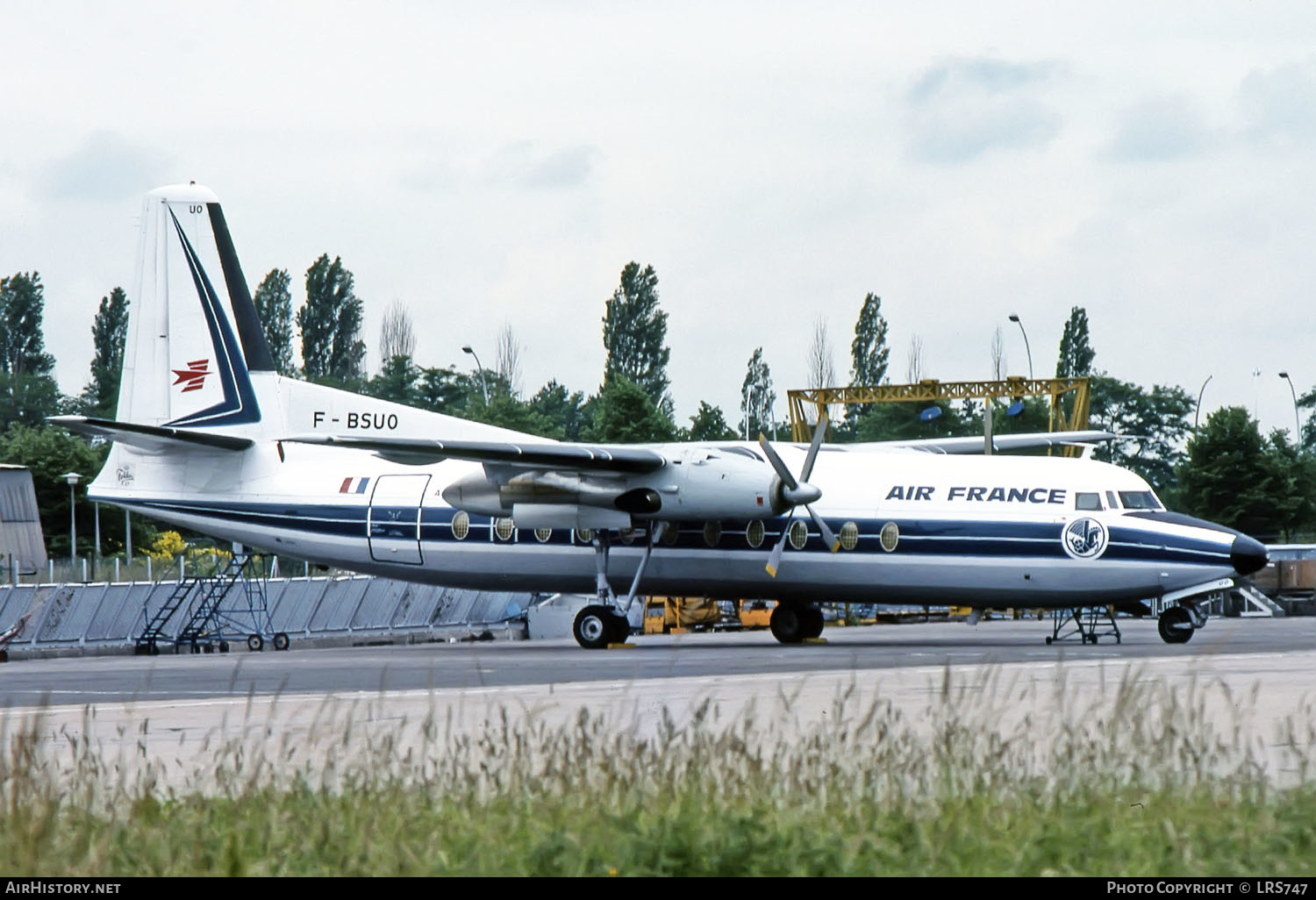 Aircraft Photo of F-BSUO | Fokker F27-500 Friendship | Air France | AirHistory.net #232757