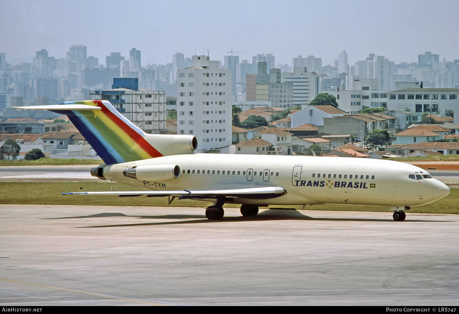 Aircraft Photo of PT-TYM | Boeing 727-27 | TransBrasil | AirHistory.net #232760