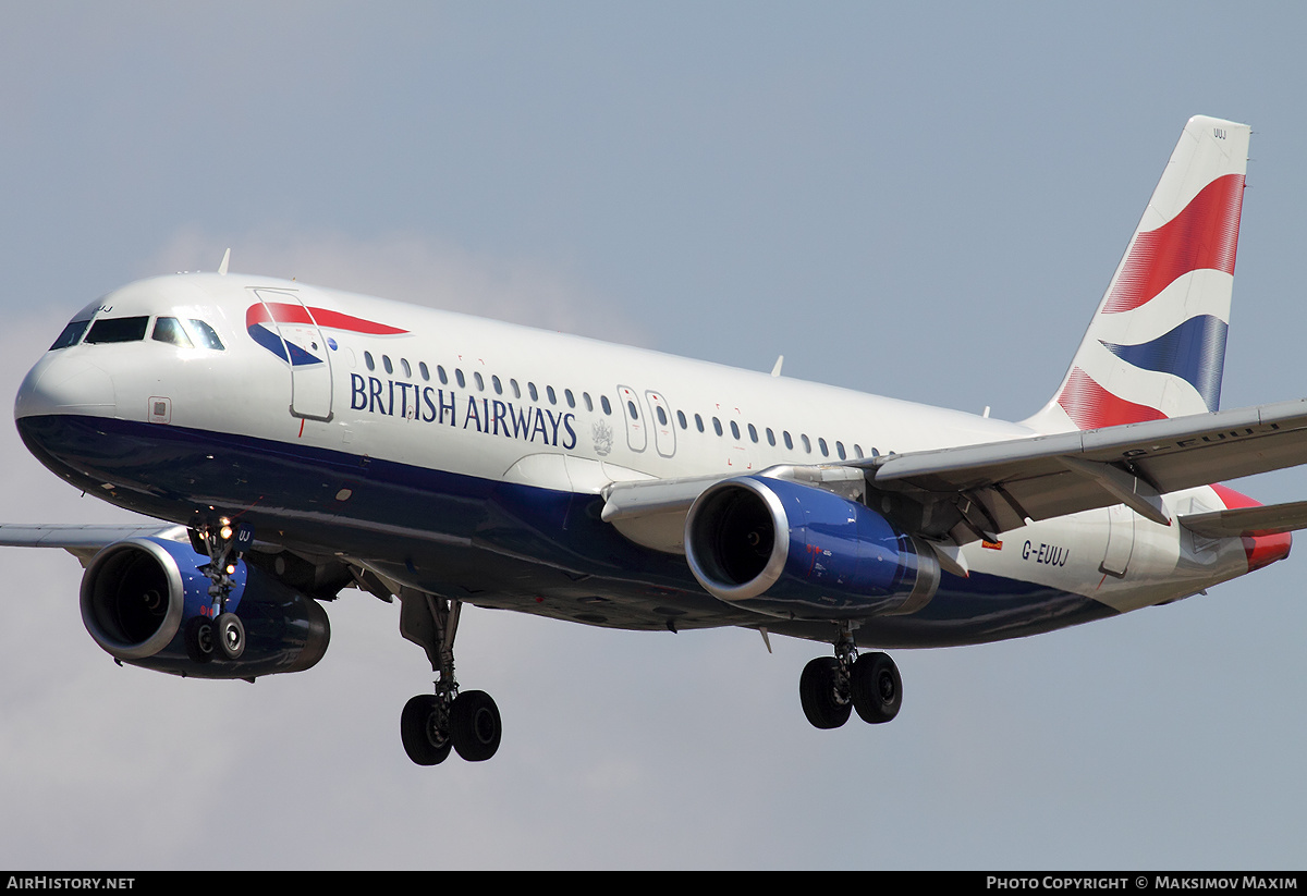 Aircraft Photo of G-EUUJ | Airbus A320-232 | British Airways | AirHistory.net #232775