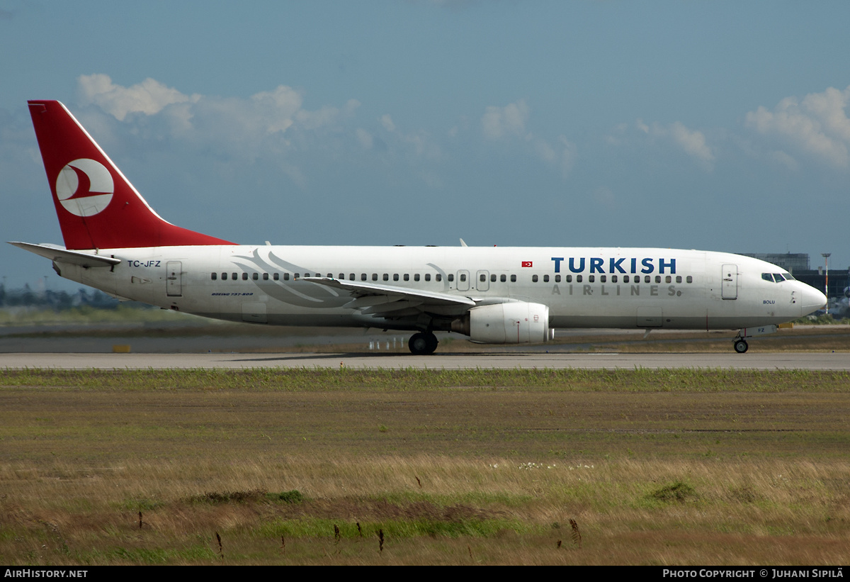 Aircraft Photo of TC-JFZ | Boeing 737-8F2 | Turkish Airlines | AirHistory.net #232822