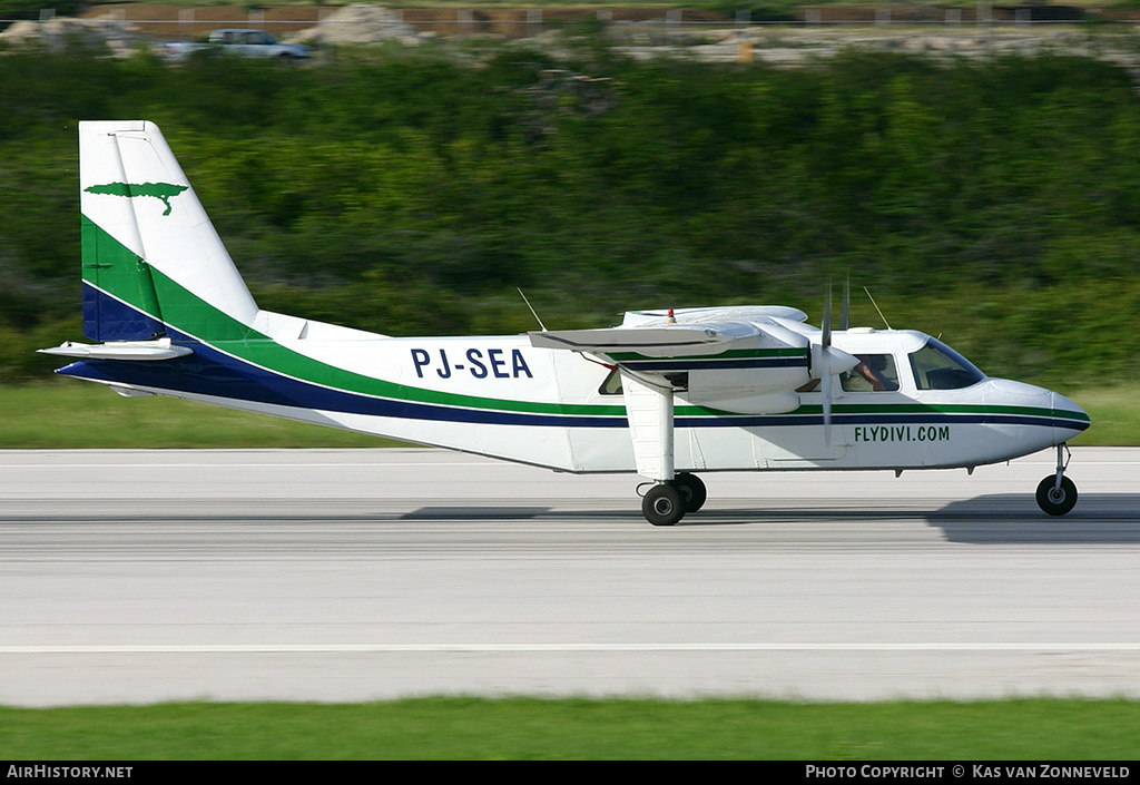 Aircraft Photo of PJ-SEA | Britten-Norman BN-2A-26 Islander | Divi Divi Air | AirHistory.net #232826