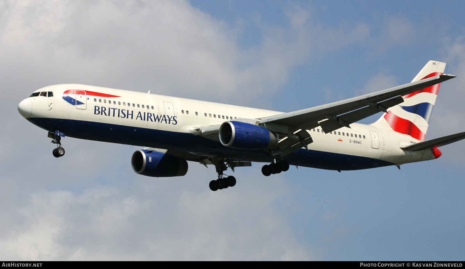 Aircraft Photo of G-BNWC | Boeing 767-336/ER | British Airways | AirHistory.net #232830