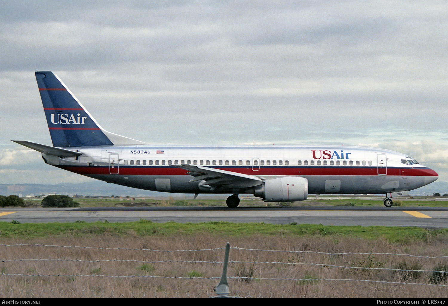 Aircraft Photo of N533AU | Boeing 737-3B7 | USAir | AirHistory.net #232845