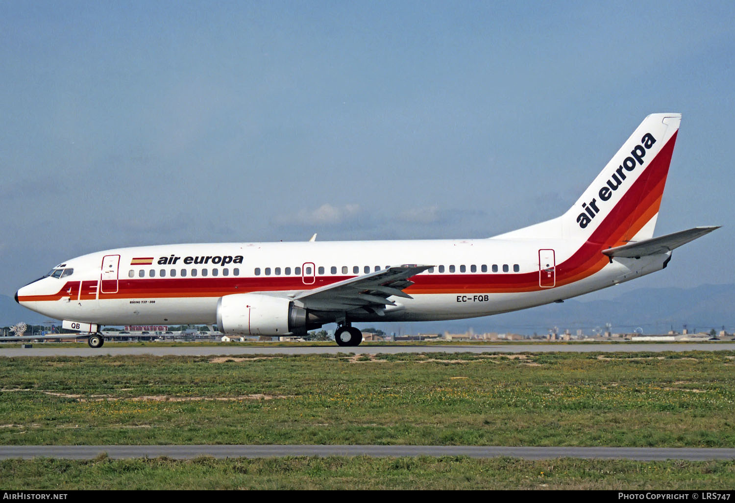 Aircraft Photo of EC-FQB | Boeing 737-3Y0 | Air Europa | AirHistory.net #232869