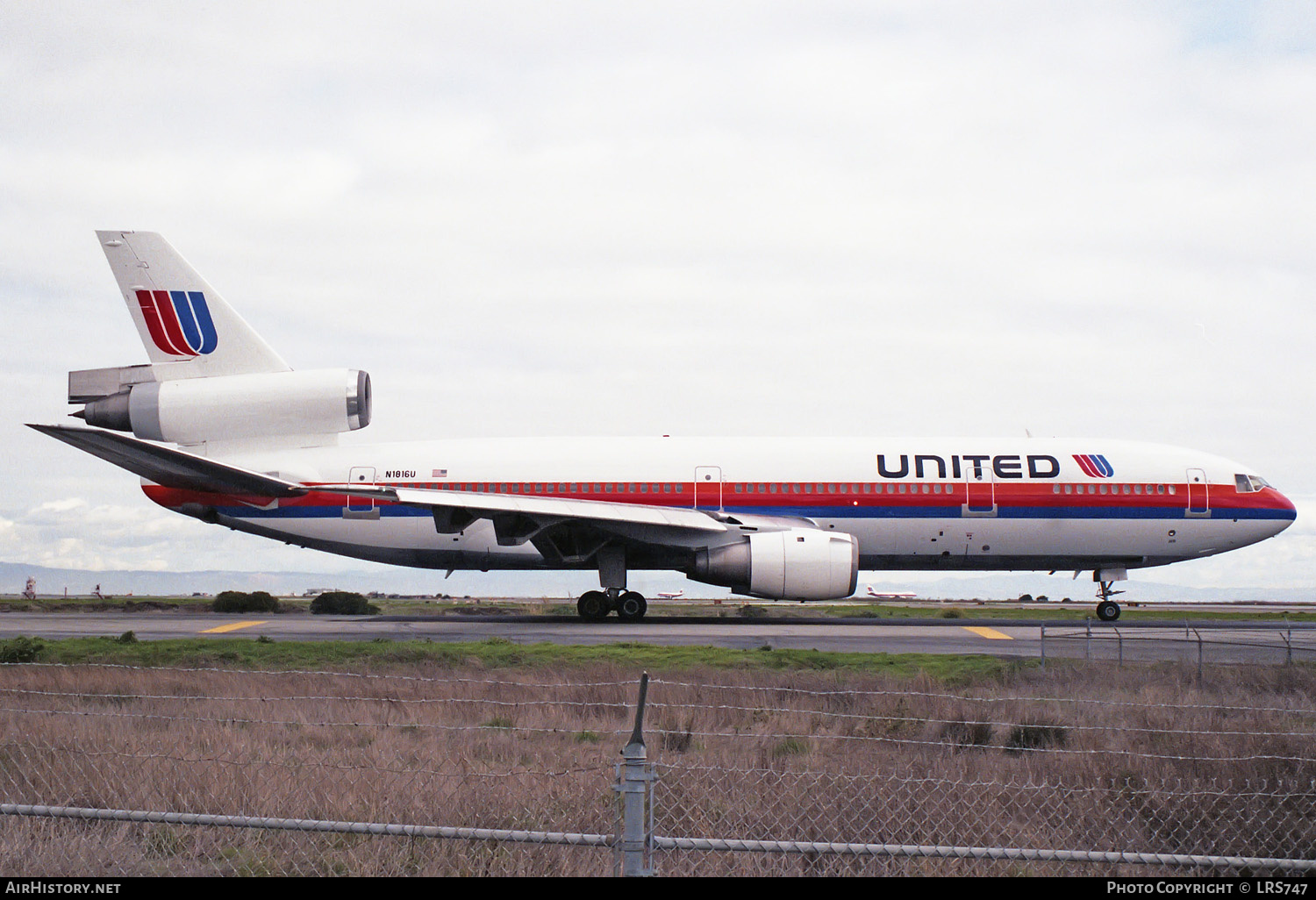 Aircraft Photo of N1816U | McDonnell Douglas DC-10-10 | United Airlines | AirHistory.net #232871