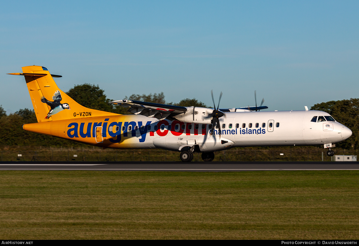 Aircraft Photo of G-VZON | ATR ATR-72-500 (ATR-72-212A) | Aurigny Air Services | AirHistory.net #232902