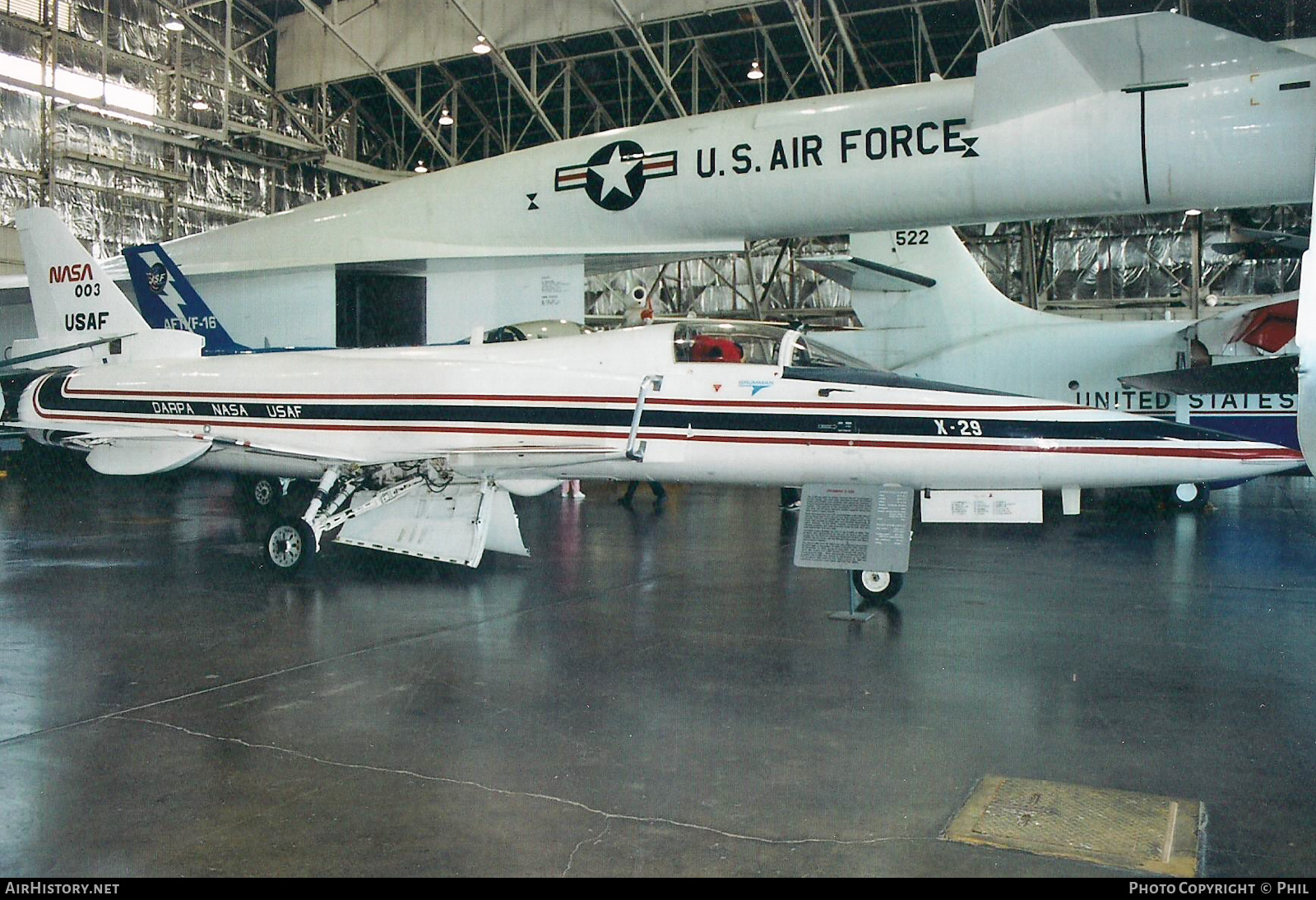 Aircraft Photo of 82-0003 / NASA 003 / 003 | Grumman X-29 (G-712) | USA - Air Force | AirHistory.net #232923