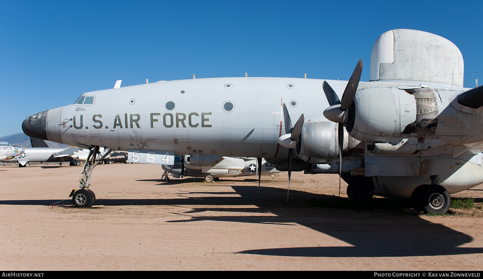 Aircraft Photo of 53-554 / 30554 | Lockheed EC-121T Warning Star | USA - Air Force | AirHistory.net #232926