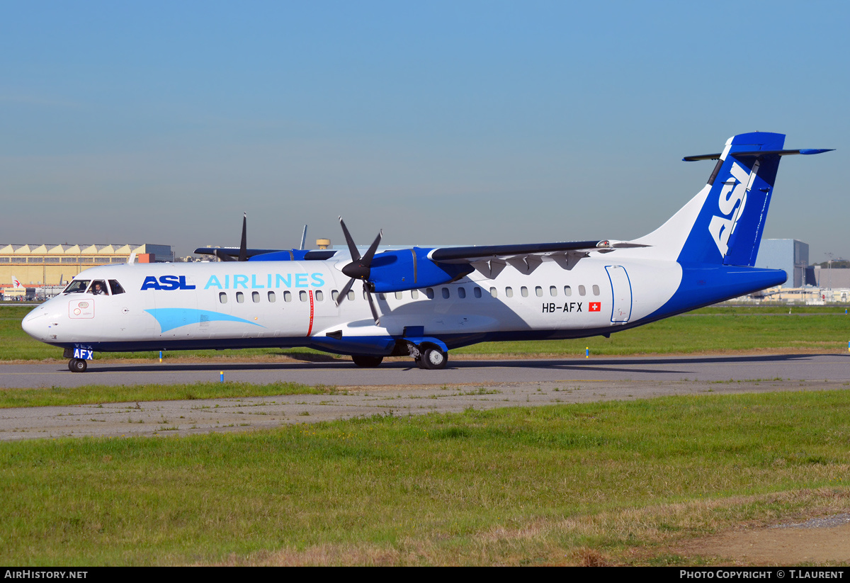 Aircraft Photo of HB-AFX | ATR ATR-72-202/F | ASL Airlines | AirHistory.net #232931