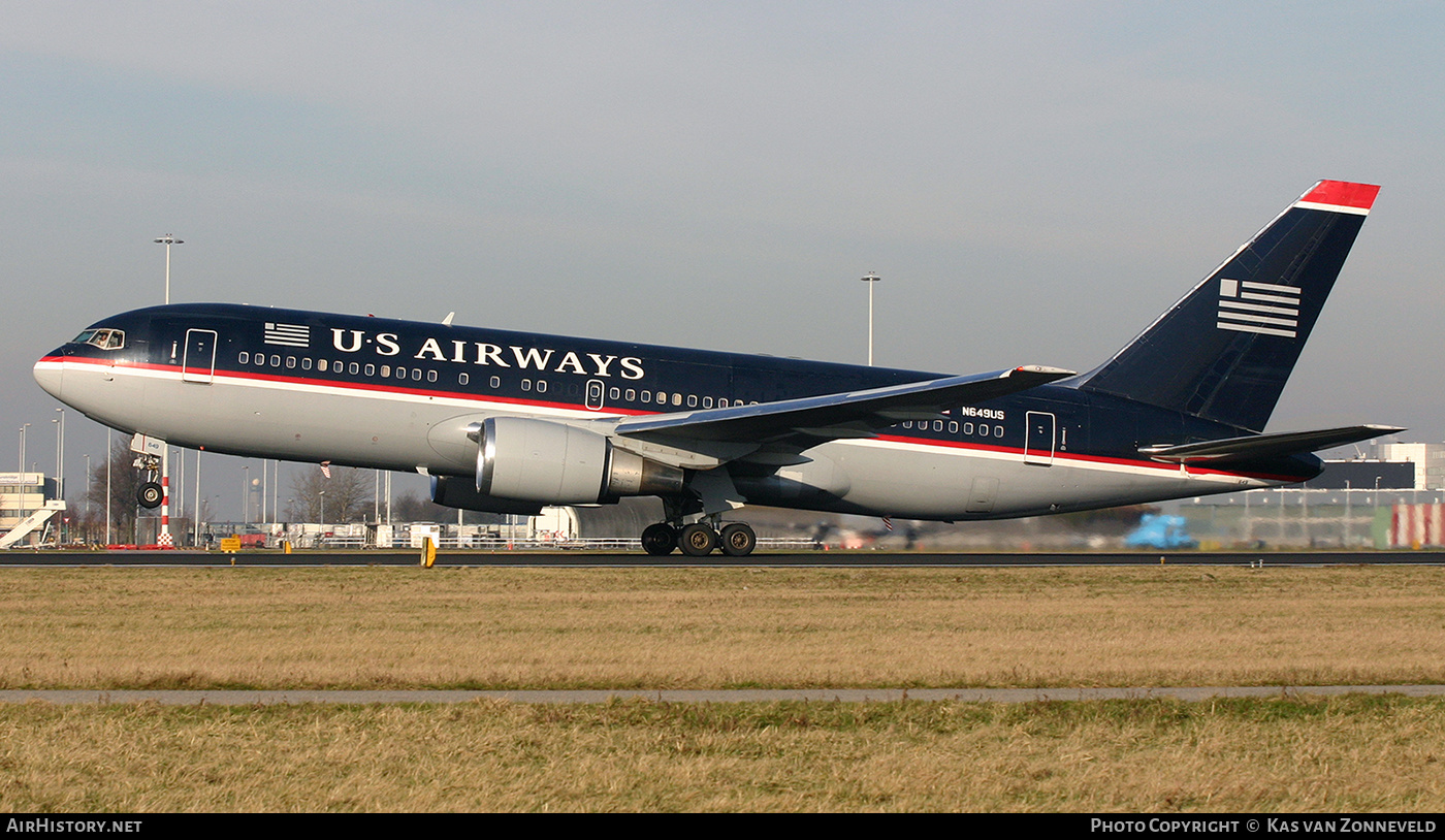 Aircraft Photo of N649US | Boeing 767-201/ER | US Airways | AirHistory.net #232943