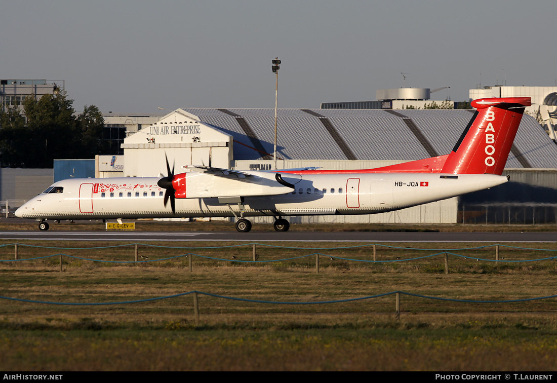 Aircraft Photo of HB-JQA | Bombardier DHC-8-402 Dash 8 | Baboo | AirHistory.net #232979