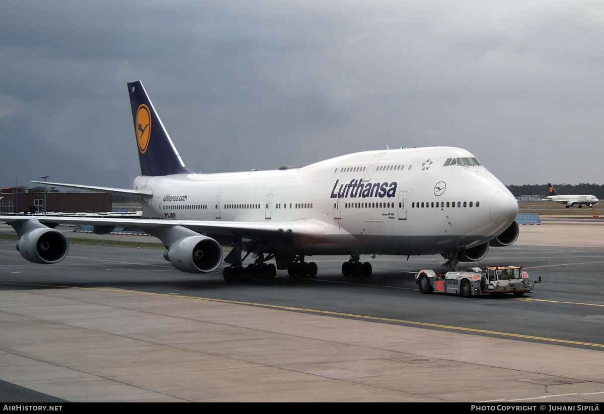 Aircraft Photo of D-ABVP | Boeing 747-430 | Lufthansa | AirHistory.net #232989