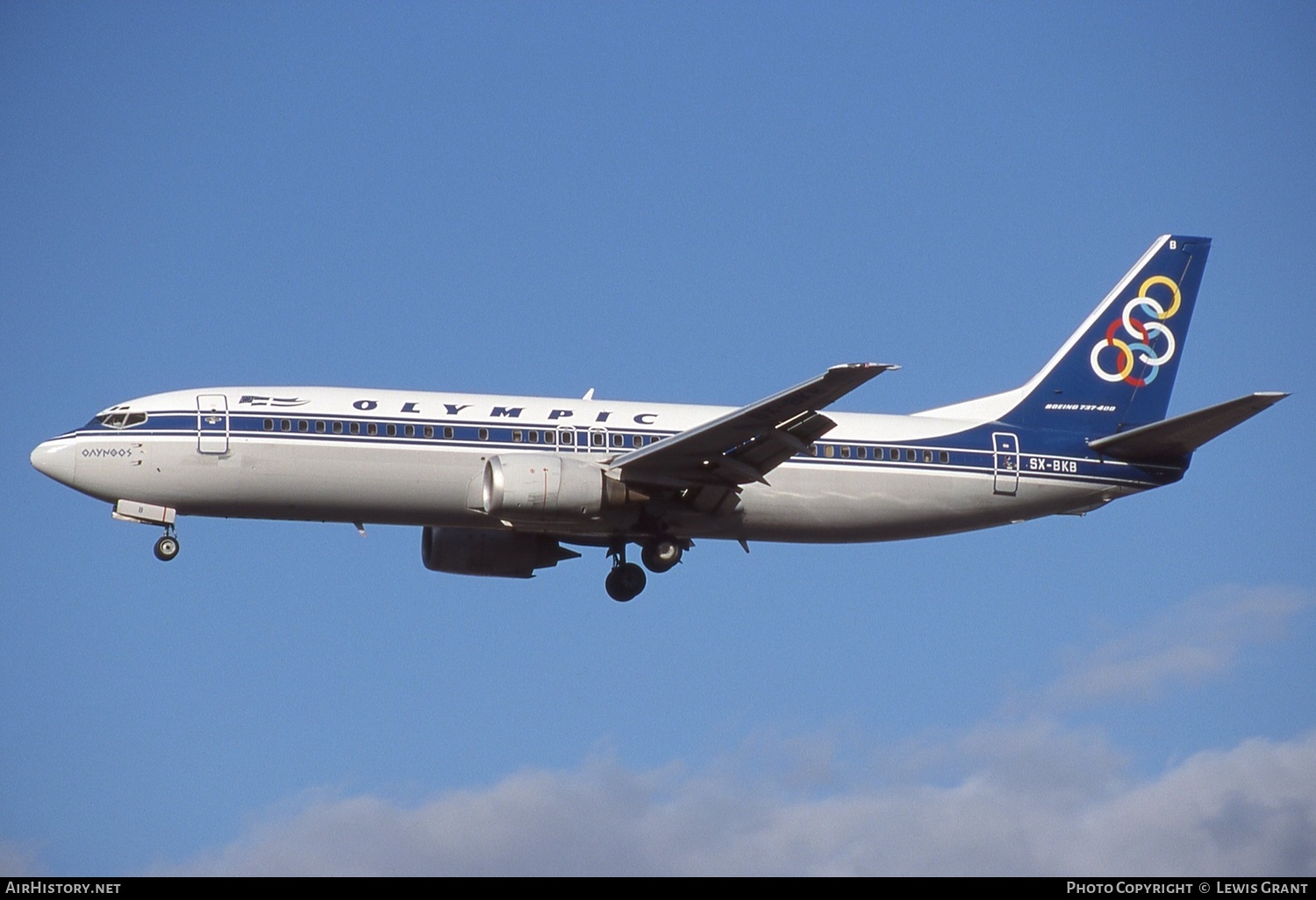 Aircraft Photo of SX-BKB | Boeing 737-484 | Olympic | AirHistory.net #233015
