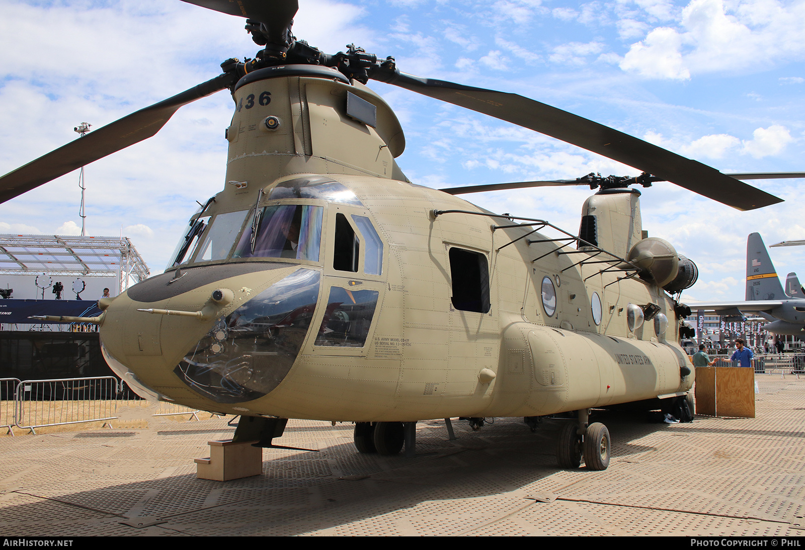 Aircraft Photo of 13-8436 / 13-08436 | Boeing CH-47F Chinook (414) | USA - Army | AirHistory.net #233023