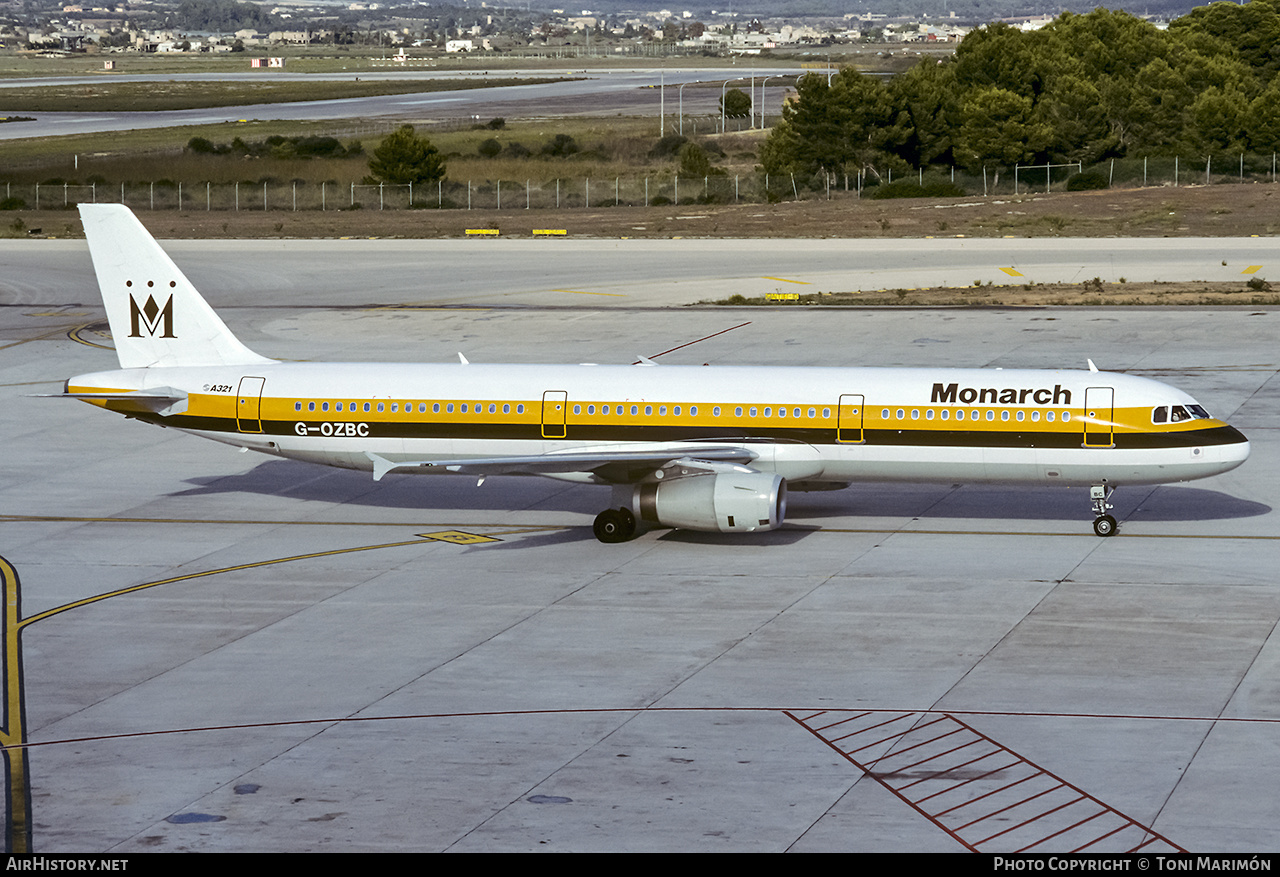 Aircraft Photo of G-OZBC | Airbus A321-231 | Monarch Airlines | AirHistory.net #233034