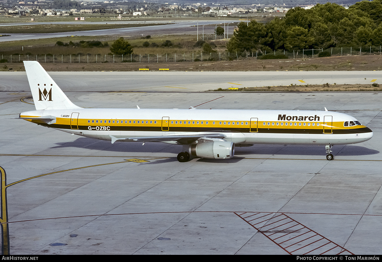 Aircraft Photo of G-OZBC | Airbus A321-231 | Monarch Airlines | AirHistory.net #233034