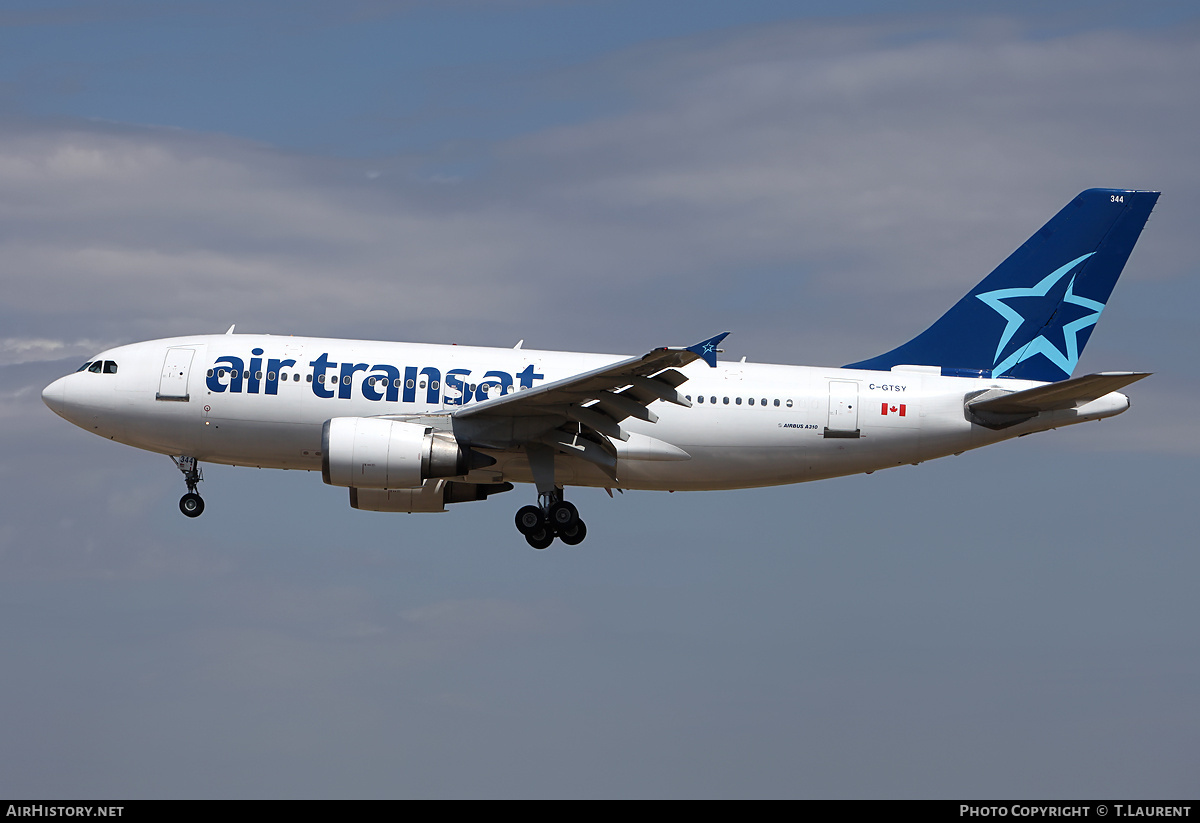 Aircraft Photo of C-GTSY | Airbus A310-304 | Air Transat | AirHistory.net #233045