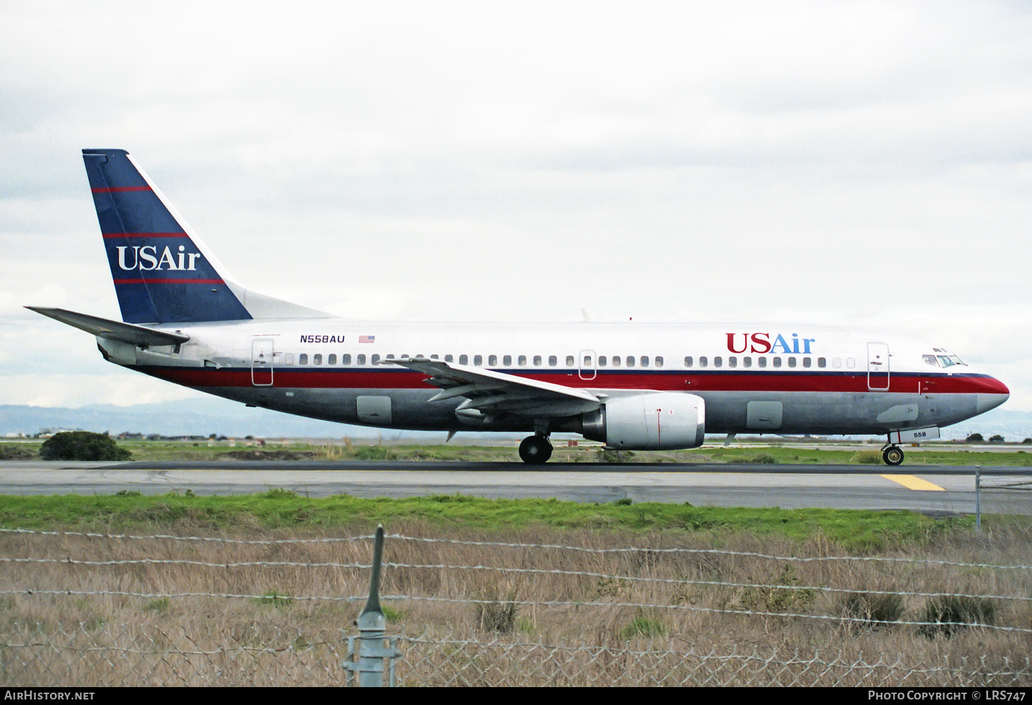 Aircraft Photo of N558AU | Boeing 737-301 | USAir | AirHistory.net #233061
