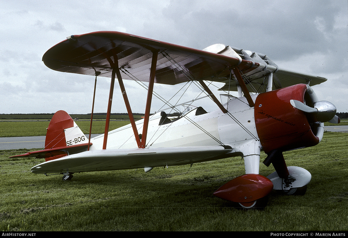 Aircraft Photo of SE-BOG | Boeing N2S-3 Kaydet (B75N1) | AirHistory.net #233070