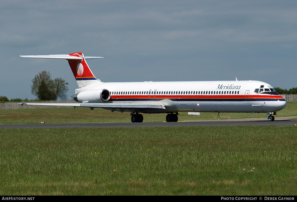 Aircraft Photo of I-SMEN | McDonnell Douglas MD-83 (DC-9-83) | Meridiana | AirHistory.net #233092