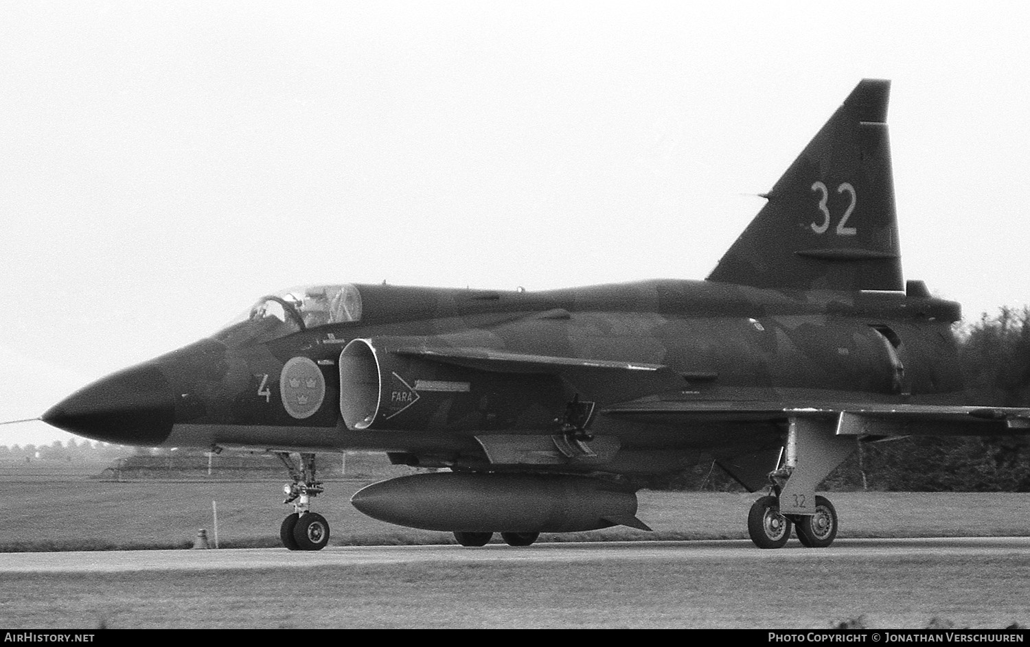 Aircraft Photo of 37372 | Saab JA37 Viggen | Sweden - Air Force | AirHistory.net #233108
