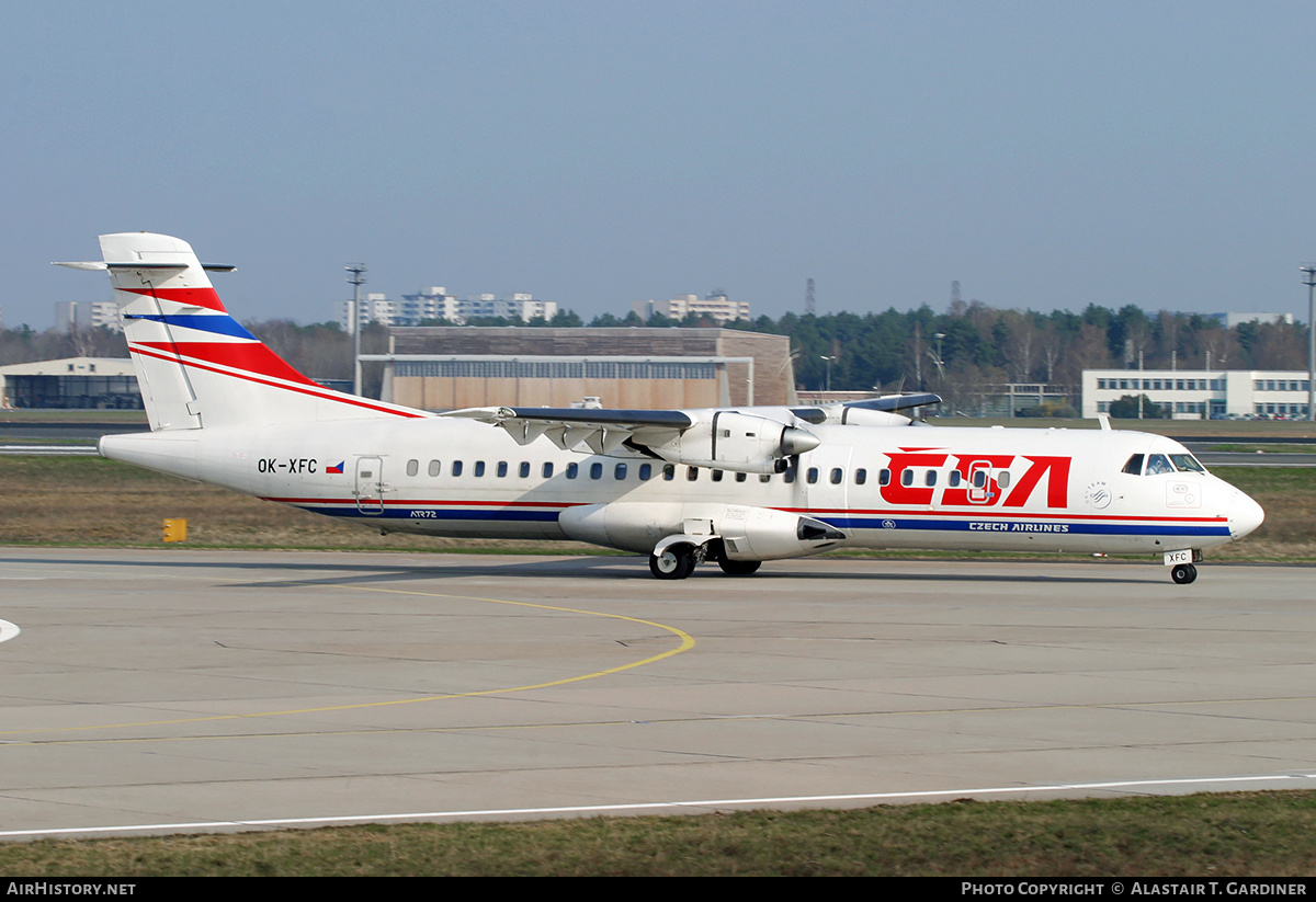 Aircraft Photo of OK-XFC | ATR ATR-72-202 | ČSA - Czech Airlines | AirHistory.net #233113