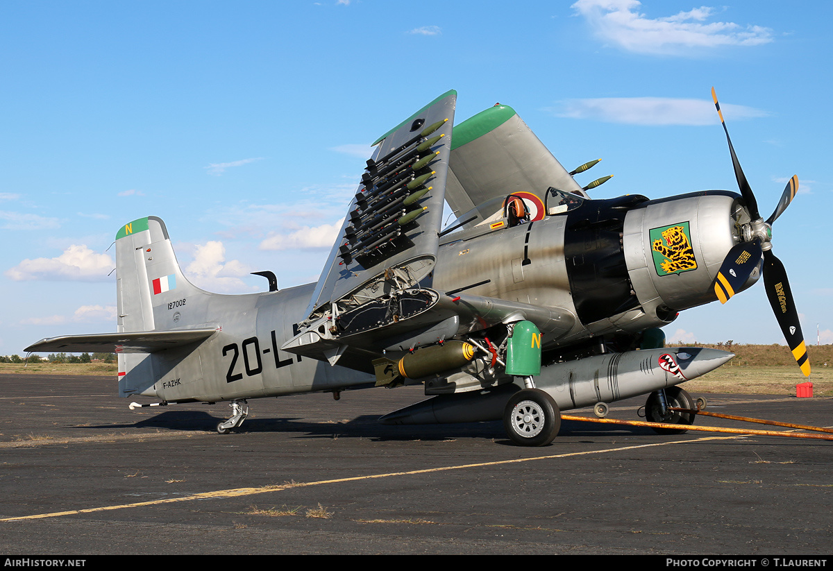 Aircraft Photo of F-AZHK / 127002 | Douglas A-1D Skyraider (AD-4NA) | France - Air Force | AirHistory.net #233120