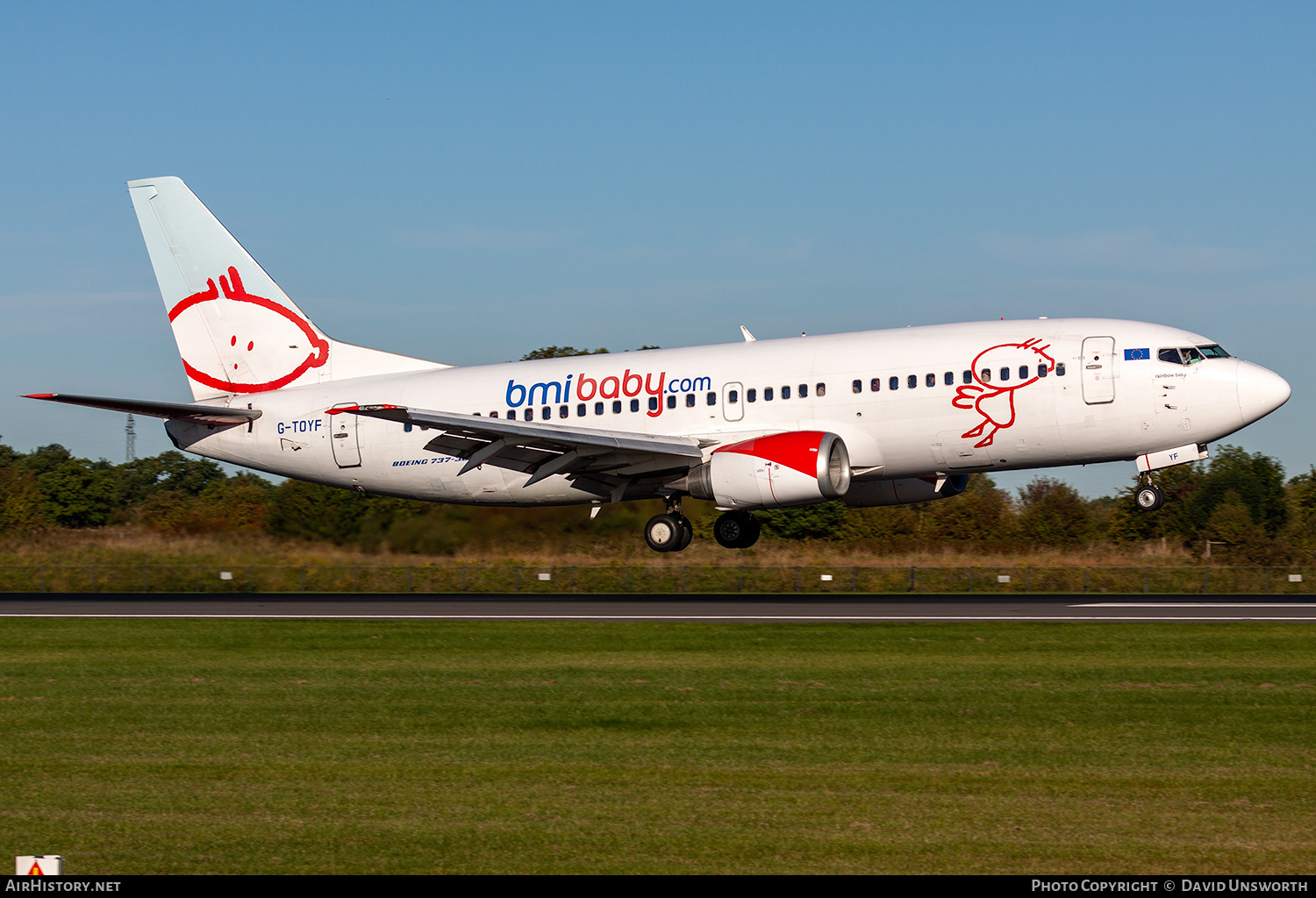 Aircraft Photo of G-TOYF | Boeing 737-36N | Bmibaby | AirHistory.net #233131