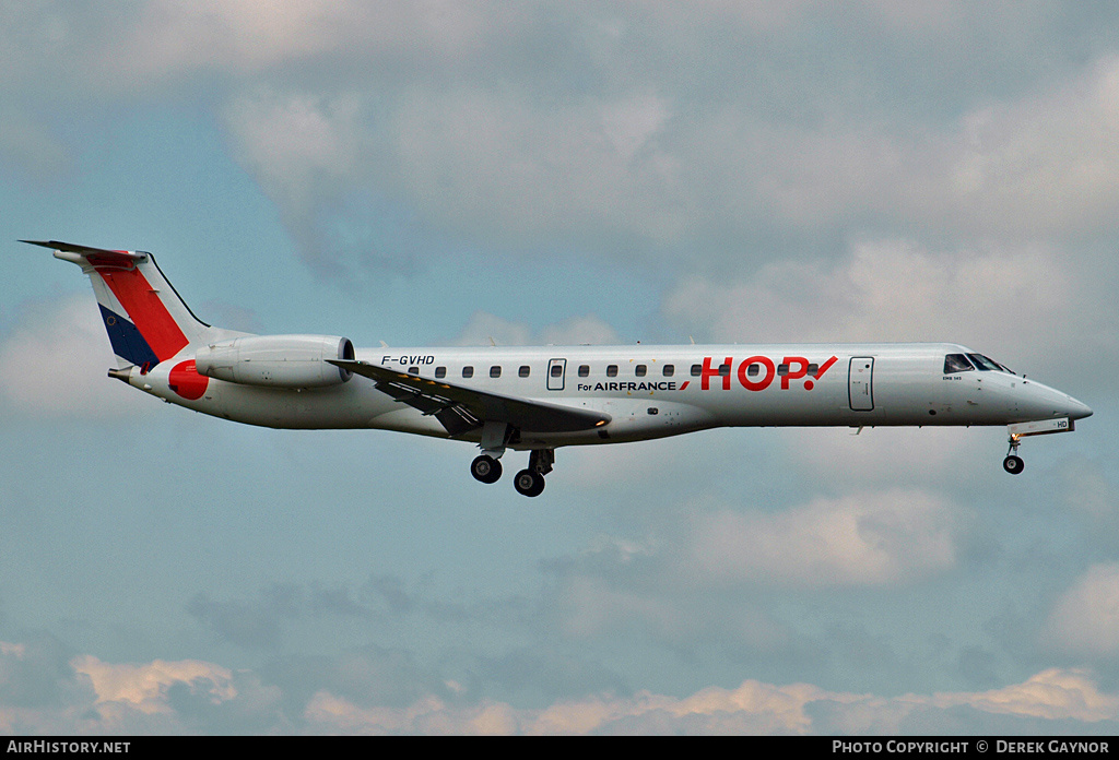 Aircraft Photo of F-GVHD | Embraer ERJ-145MP (EMB-145MP) | Hop! | AirHistory.net #233144