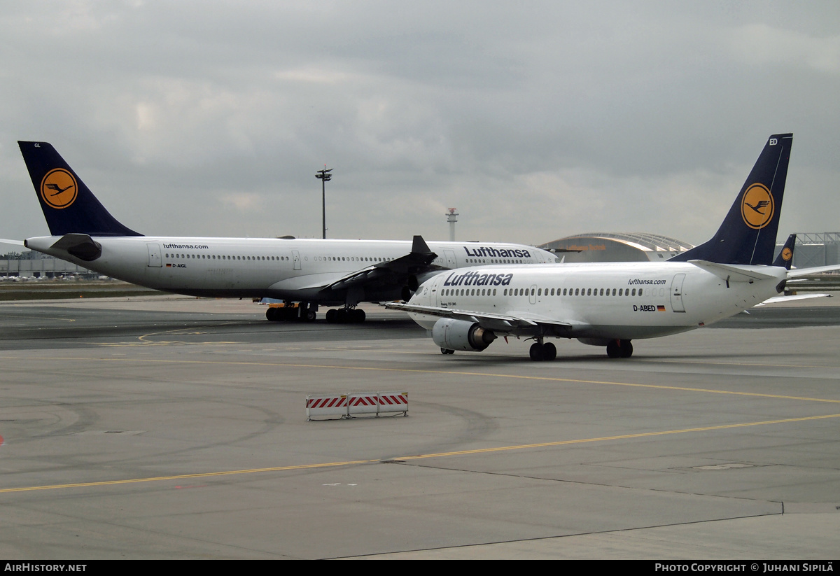 Aircraft Photo of D-ABED | Boeing 737-330 | Lufthansa | AirHistory.net #233169