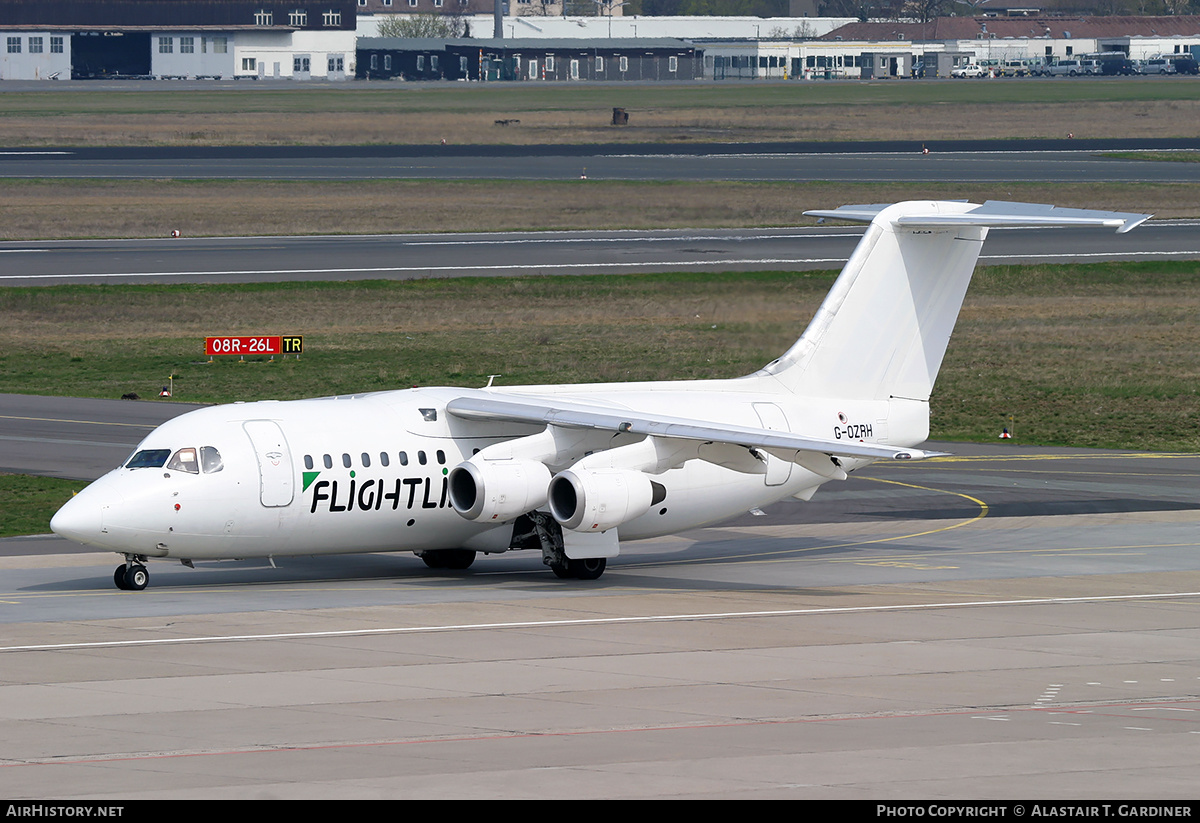 Aircraft Photo of G-OZRH | British Aerospace BAe-146-200 | Flightline | AirHistory.net #233187